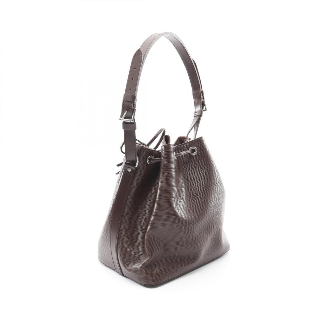 Louis Vuitton Leather Shoulder Bag Brown Epi Mocha